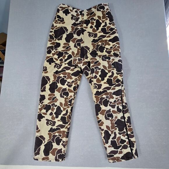Vtg Walls Blizzard Pruf Camo Insulated Snap Closure Leg Zip Hunting Pants 30x27 - Picture 8 of 16